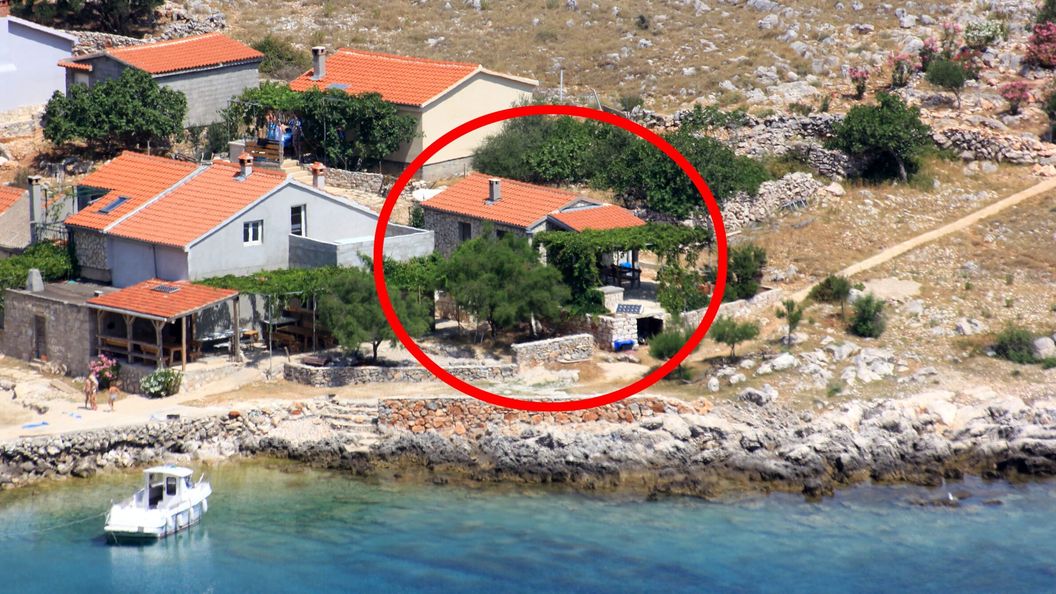 Halászkunyhó Nyaraláshoz A Tenger Mellett Öböl Statival, Kornati - 8164 Statival (1)