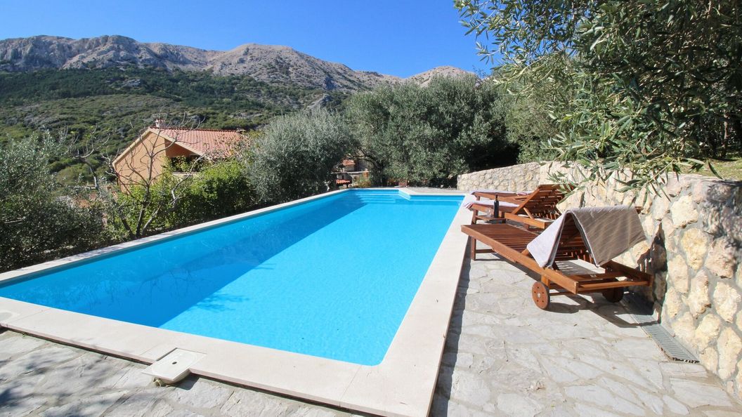 Ház Családok Részére Medencével Draga Bascanska, Krk - 19204 Draga Bašćanska (1)