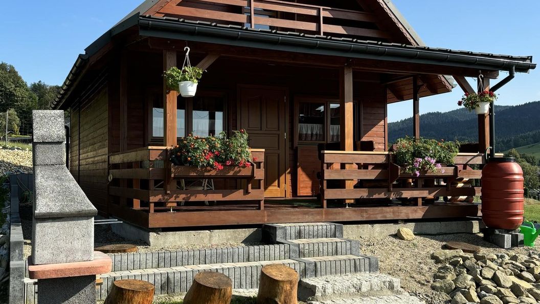 Bercikówka - domek w górach Łabowa (1)