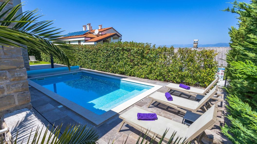 Apartmanok Családok Részére Medencével Njivice, Krk - 22805 Njivice (1)