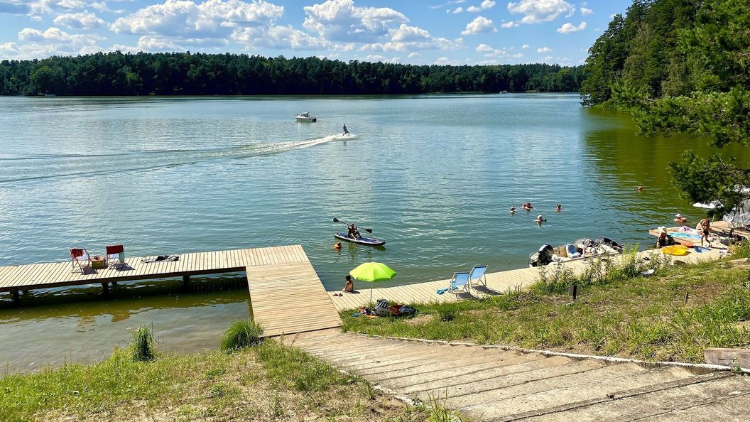 Mazury Domki nad jeziorem Ruciane Tarasy Ruciane Nida (1)