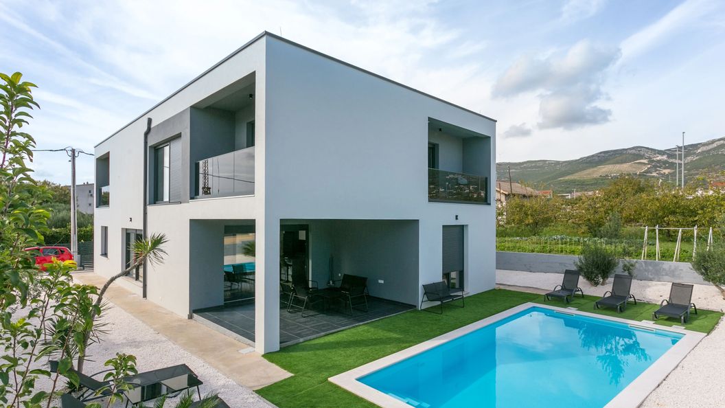 Ház Családok Részére Medencével Kastel Stafilic, Kastela - 23486 Kaštel Štafilić (1)