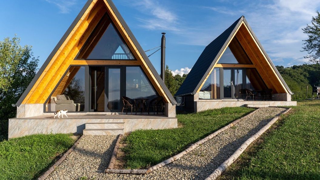 Căsuțe A-frame Green Hill Popas Poiana Mărului (1)