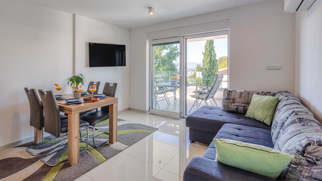 Apartmanok Parkolóhellyel Njivice, Krk - 23677 Njivice (1)