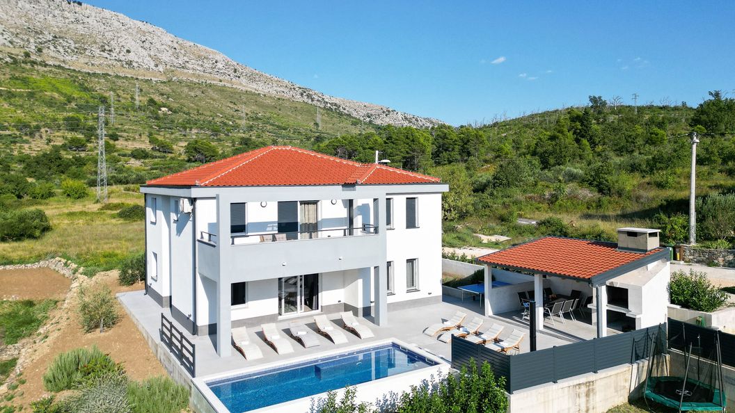 Ház Családok Részére Medencével Srinjine, Split - 23770 Srinjine (1)