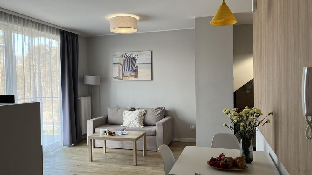 Stegna Forest-Apartament Jednopokojowy z wnęką sypialnianą M28 (1)