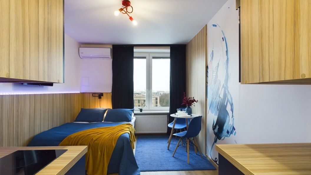 Żelazna 16 Warszawa | Nowoczesne Studio | Klimatyzacja (1)