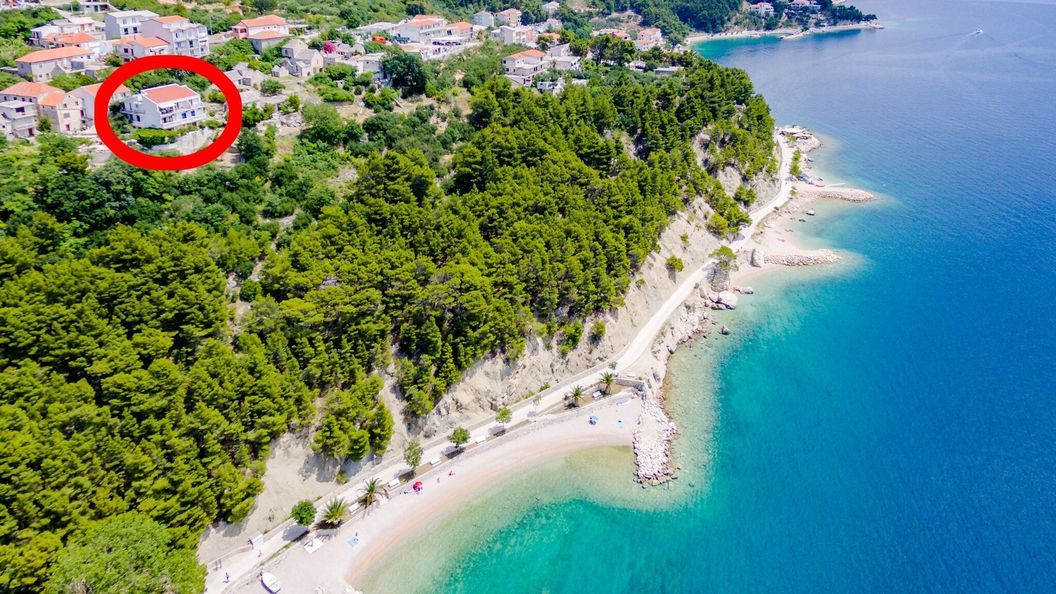 Apartmanok és Szobák A Tenger Mellett Brela, Makarska - 24416 Brela (1)