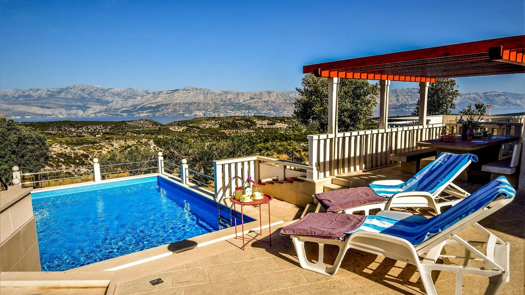 Ház Családok Részére Medencével Praznica, Brac - 24570 Pražnica (1)