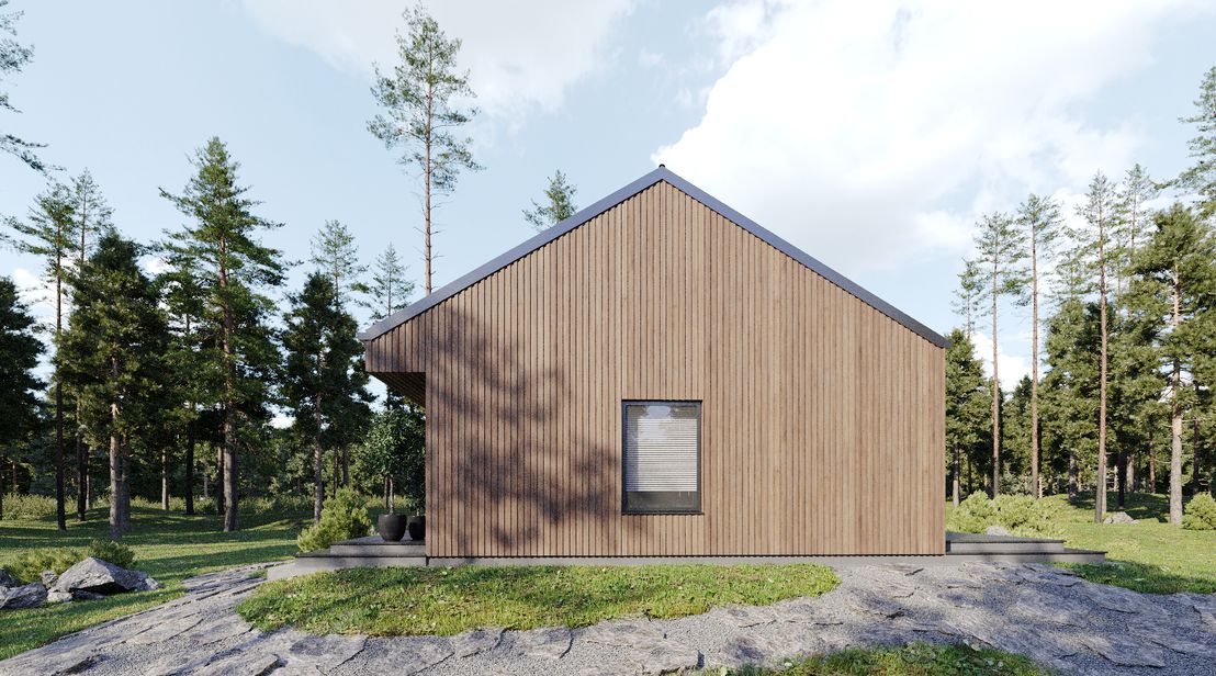 Dom prefabrykowany całoroczny Nowoczesna stodoła (HFS1001)