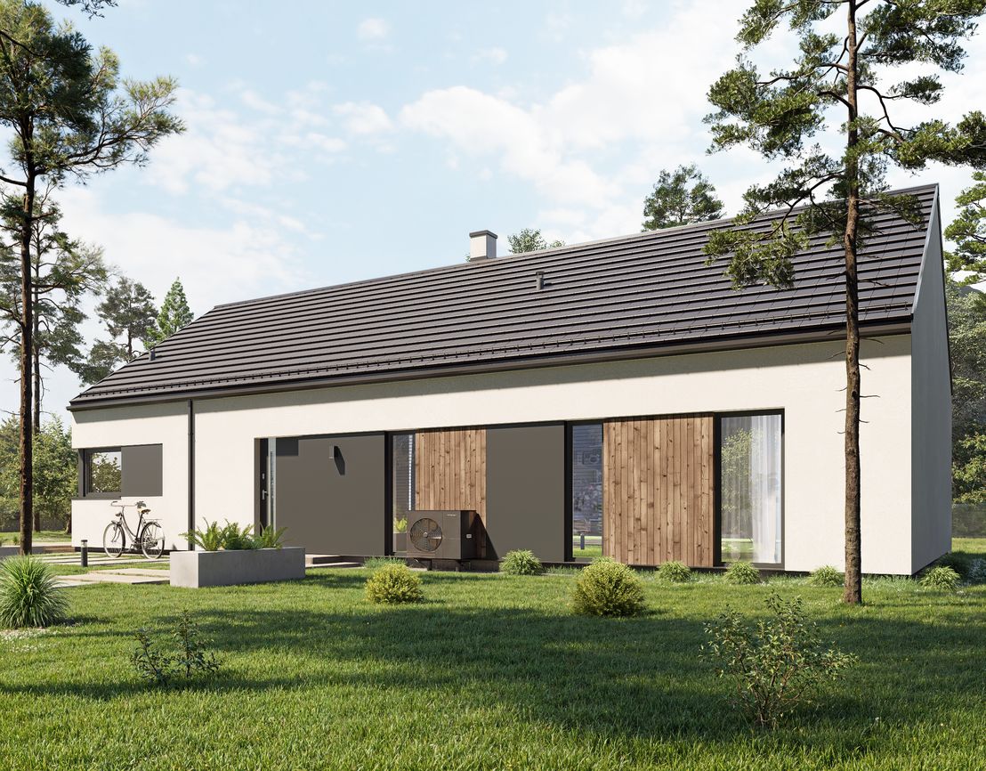 Dom keramzytowy Atrakcyjna Stodoła wariant 2 (HAK1000)