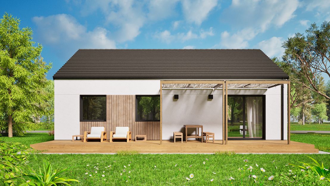 Dom murowany Eco 2 (HPE1007)