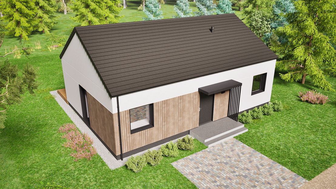 Dom murowany Eco 2 (HPE1007)