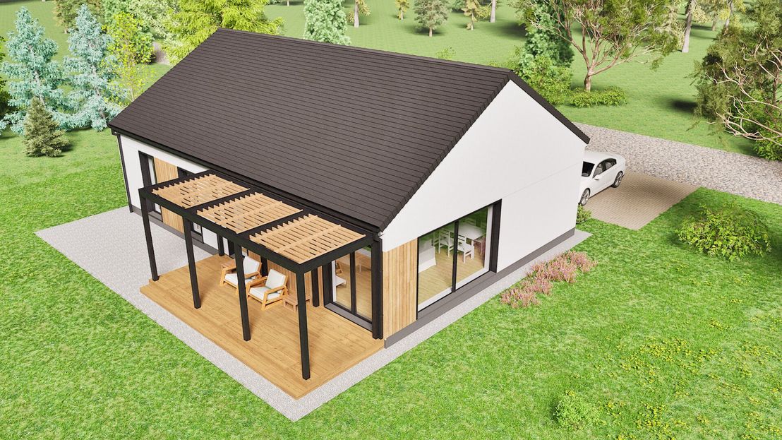 Dom murowany Eco 3 (HPE1009)