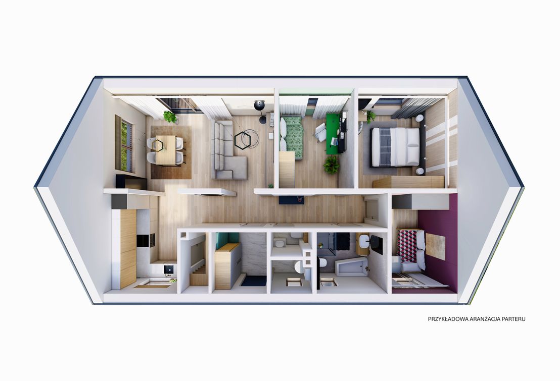 Dom prefabrykowany DH110 (HDH1006)