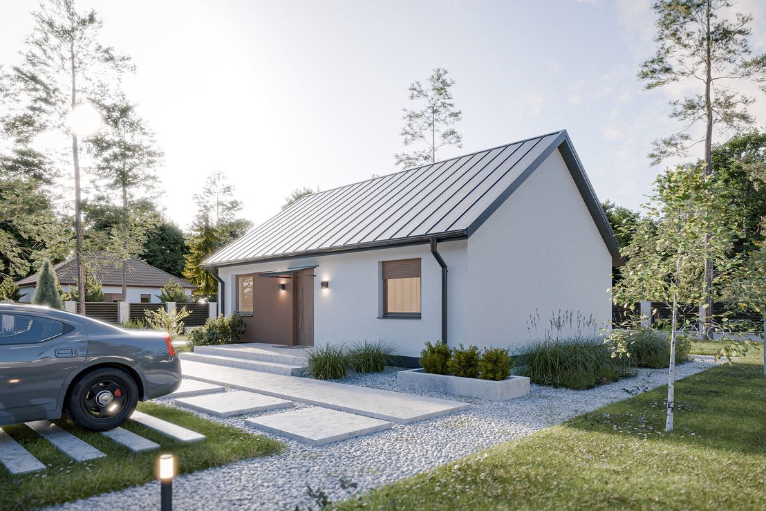 Dom prefabrykowany Parterowy 70B (HFX1001)