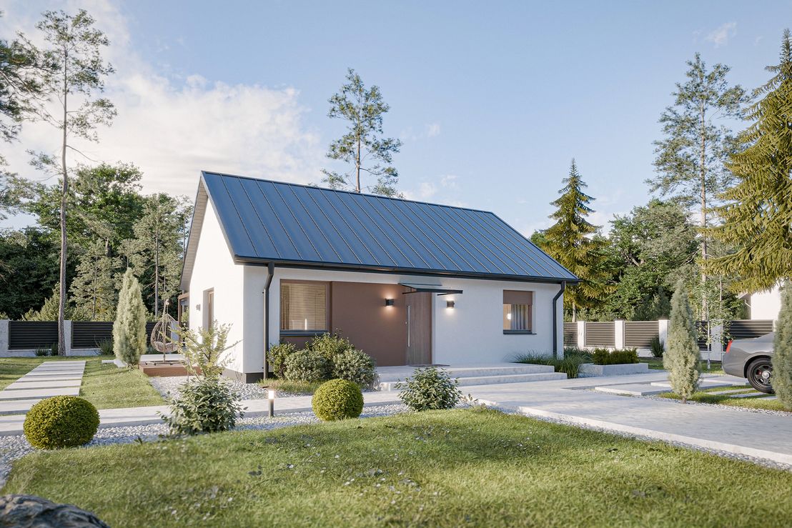 Dom prefabrykowany Parterowy 70B (HFX1001)