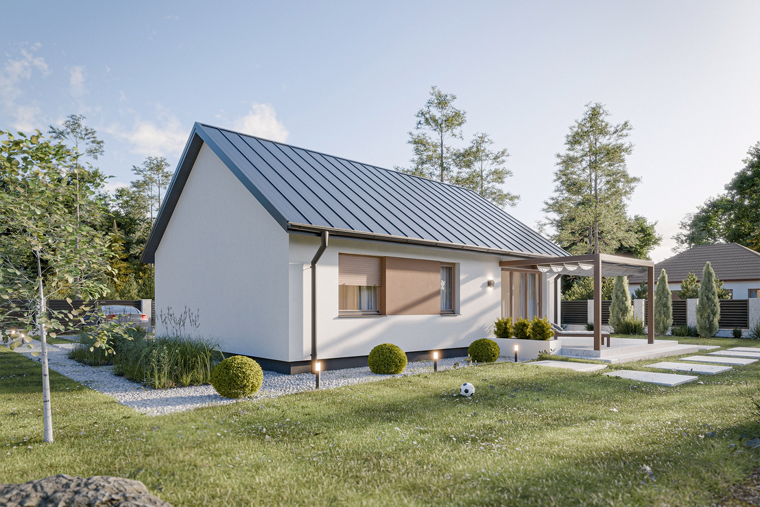 Dom prefabrykowany Parterowy 70B (HFX1001)