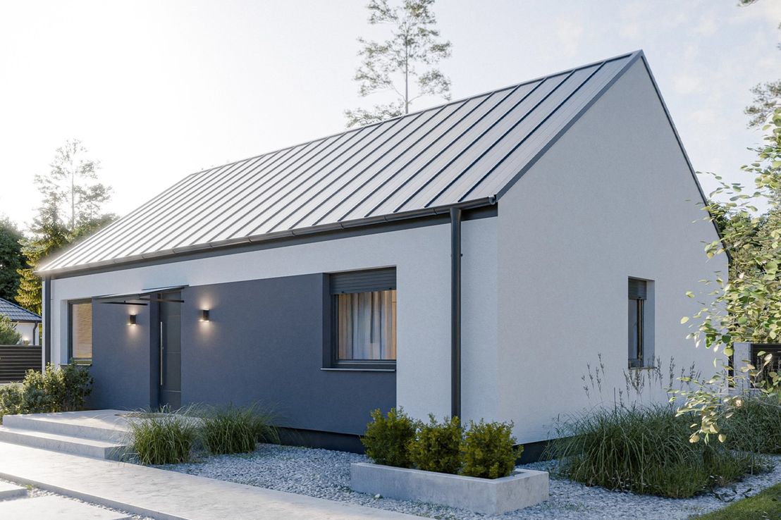 Dom prefabrykowany Parterowy 80B (HFX1004)