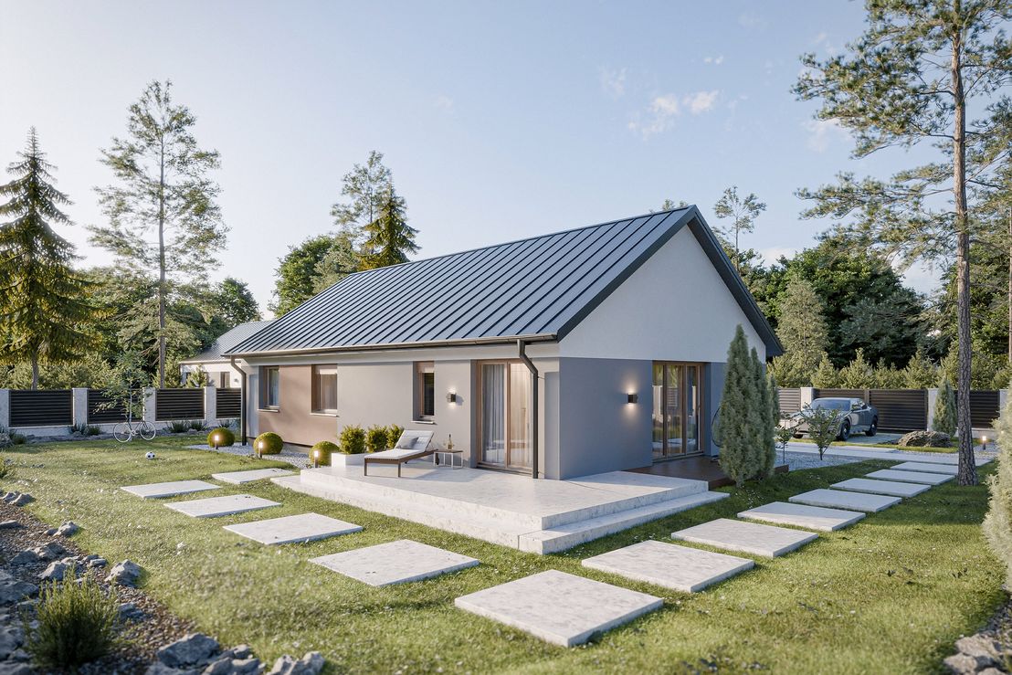 Dom prefabrykowany Parterowy 100D (HFX1011)