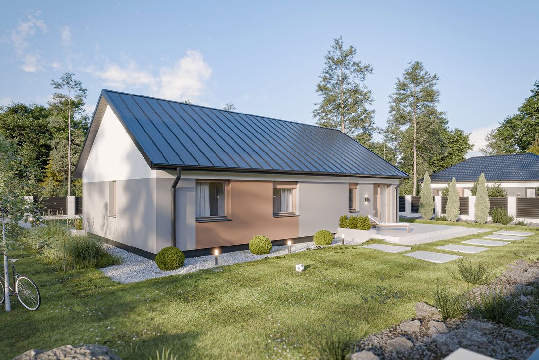 Dom prefabrykowany Parterowy 100D (HFX1011)