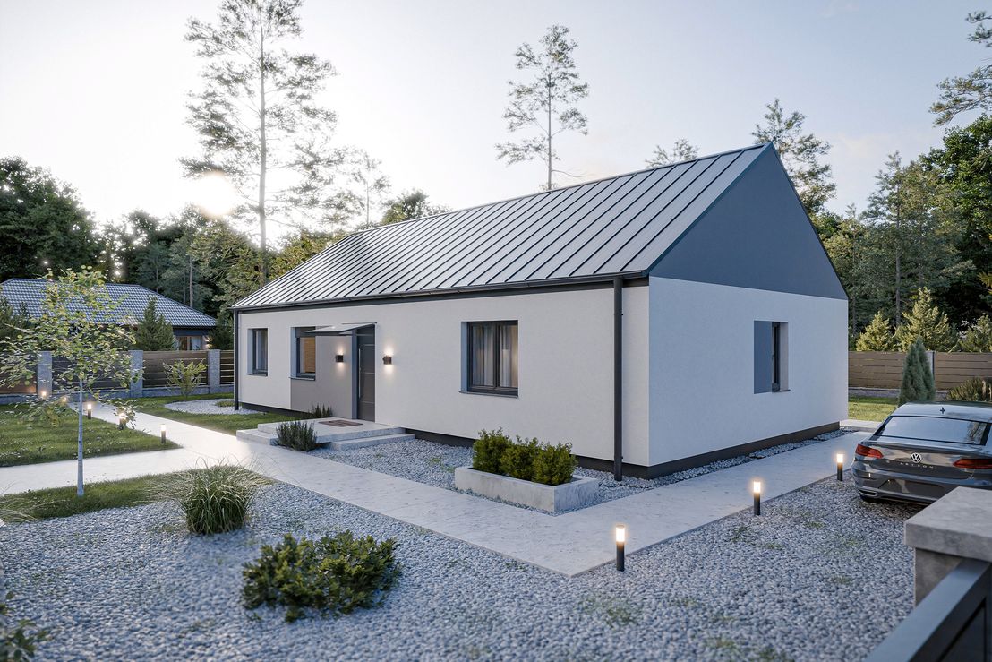 Dom prefabrykowany Parterowy 110C (HFX1014)