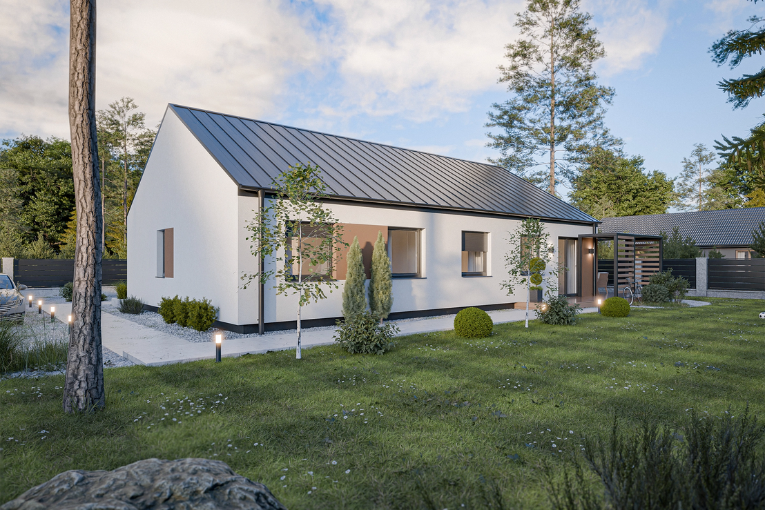 Dom prefabrykowany Parterowy 120C (HFX1017)