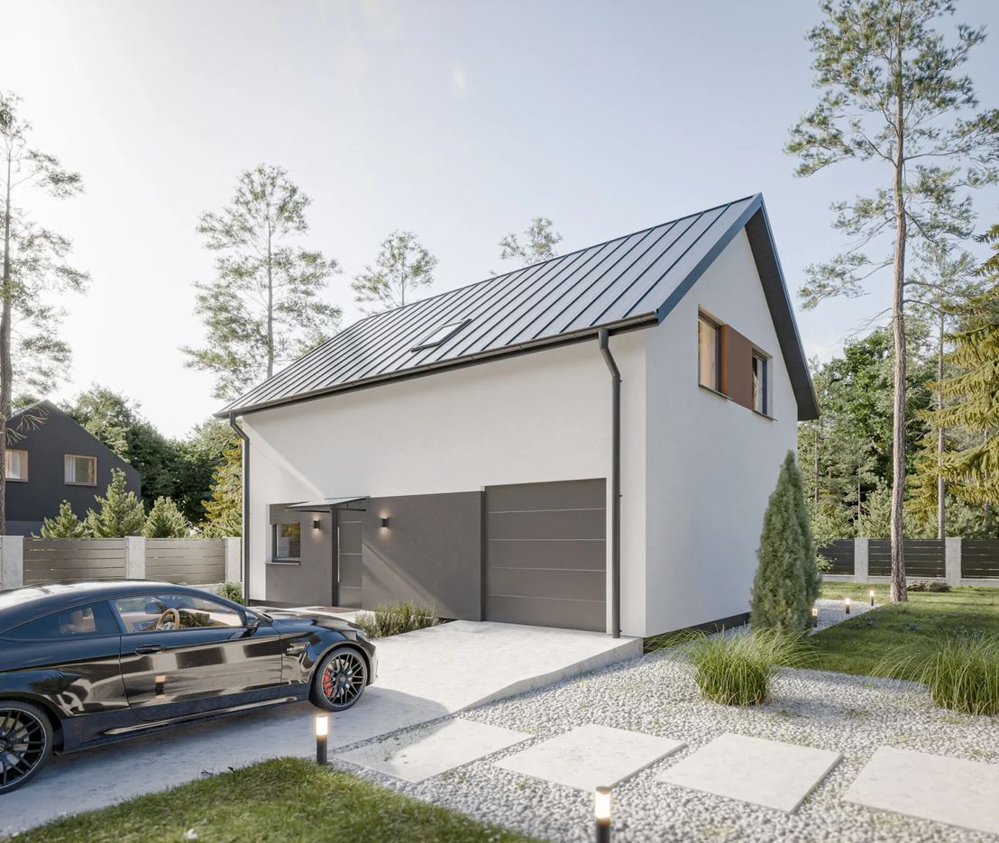 Dom prefabrykowany Piętrowy 130A (HFX1021)