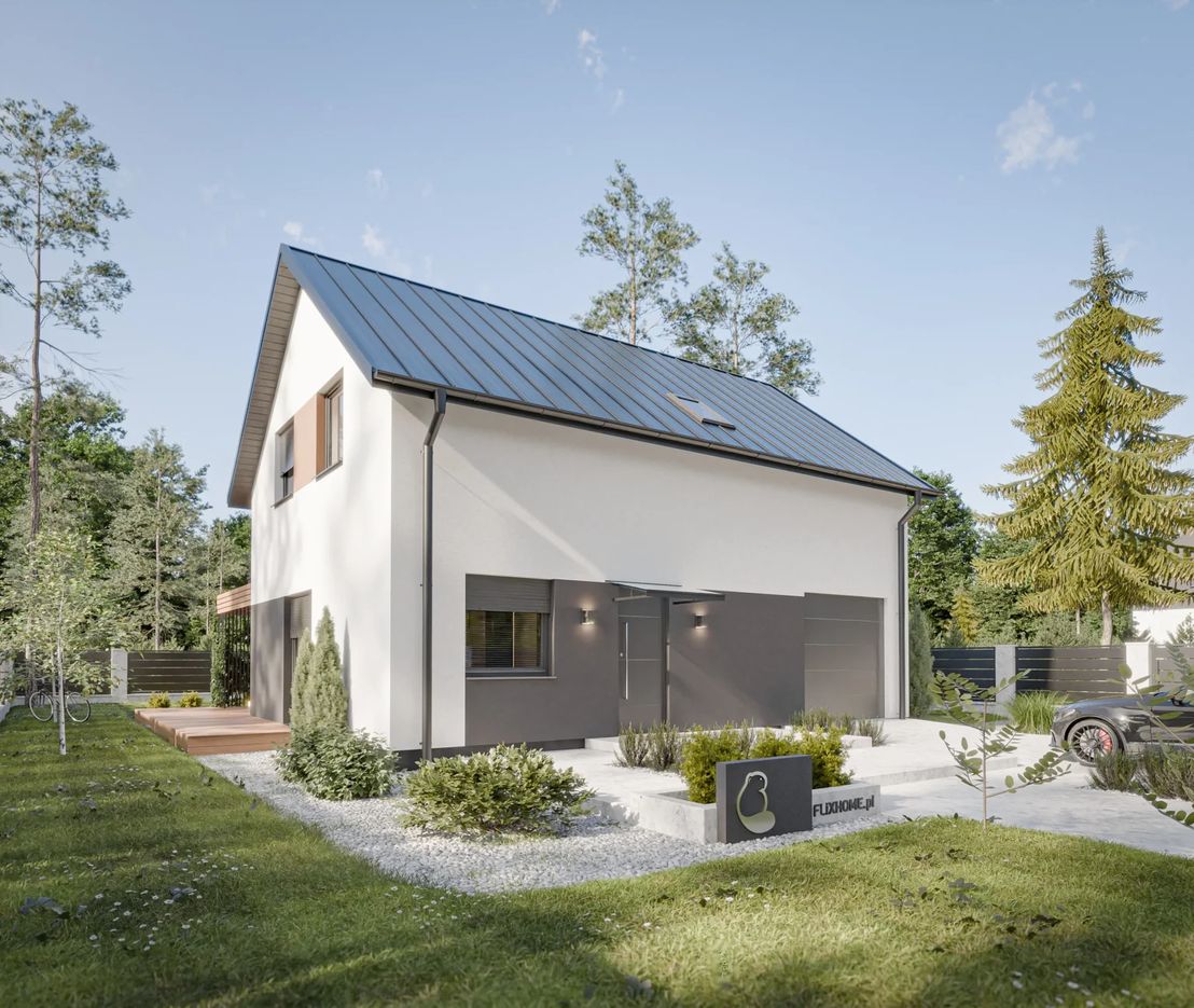 Dom prefabrykowany Piętrowy 130A (HFX1021)