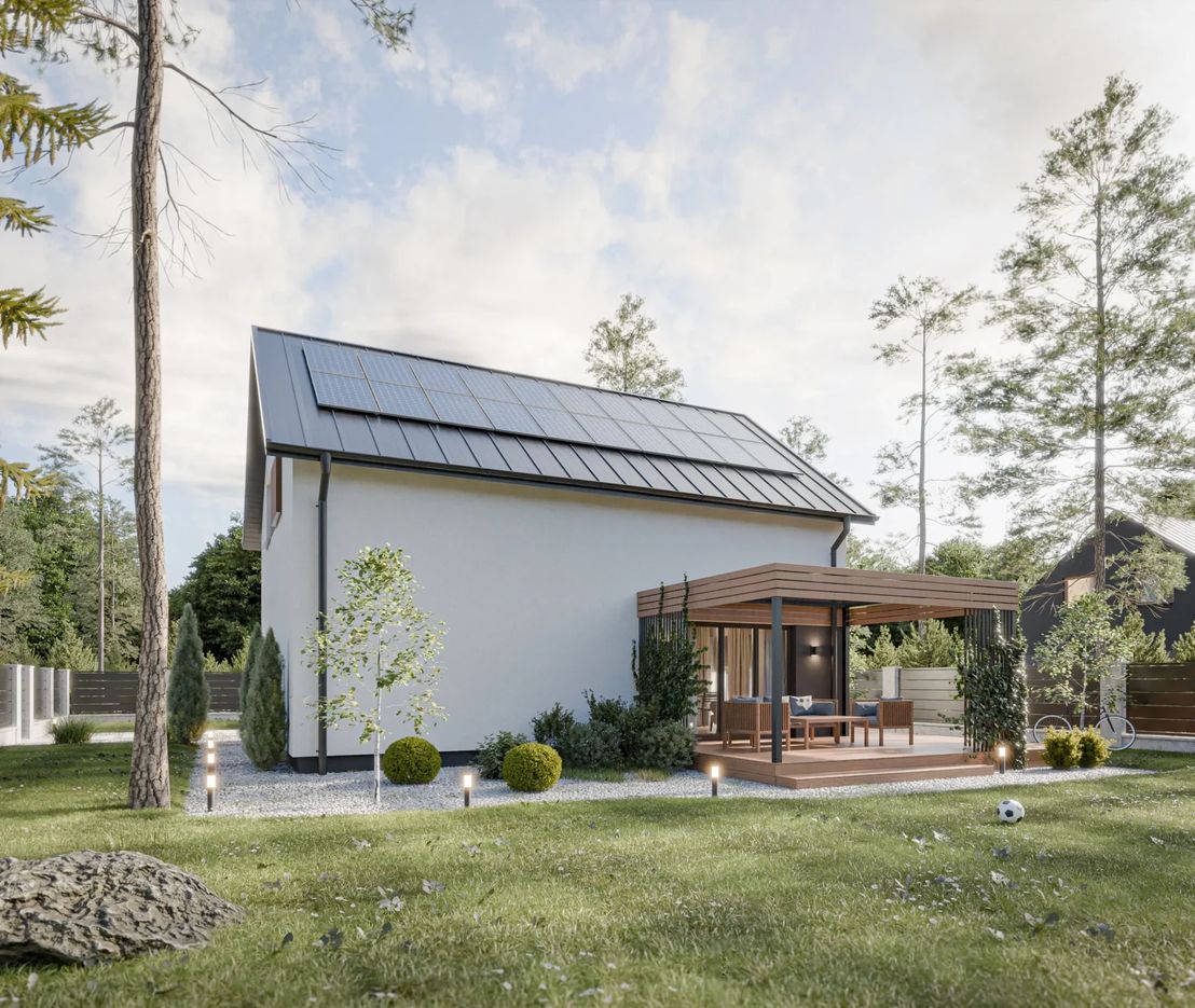 Dom prefabrykowany Piętrowy 130A (HFX1021)