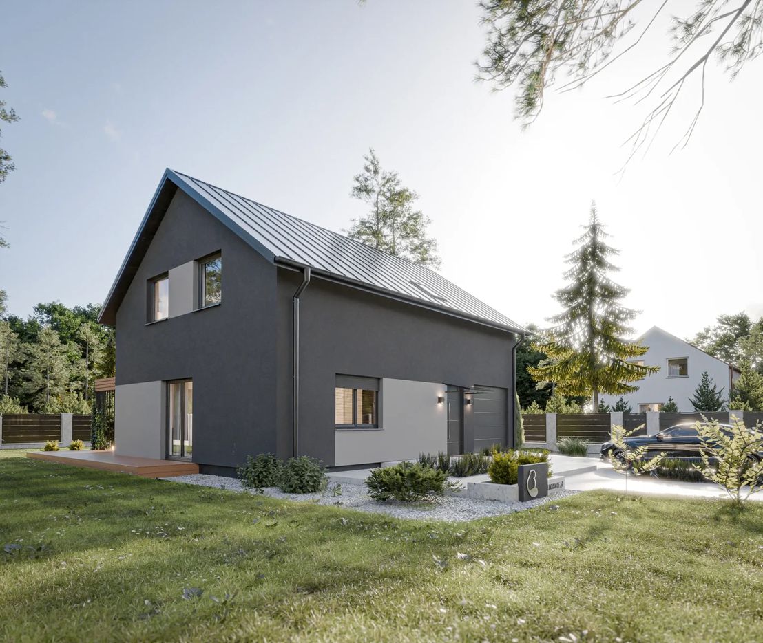 Dom prefabrykowany Stodoła 150B (HFX1025)