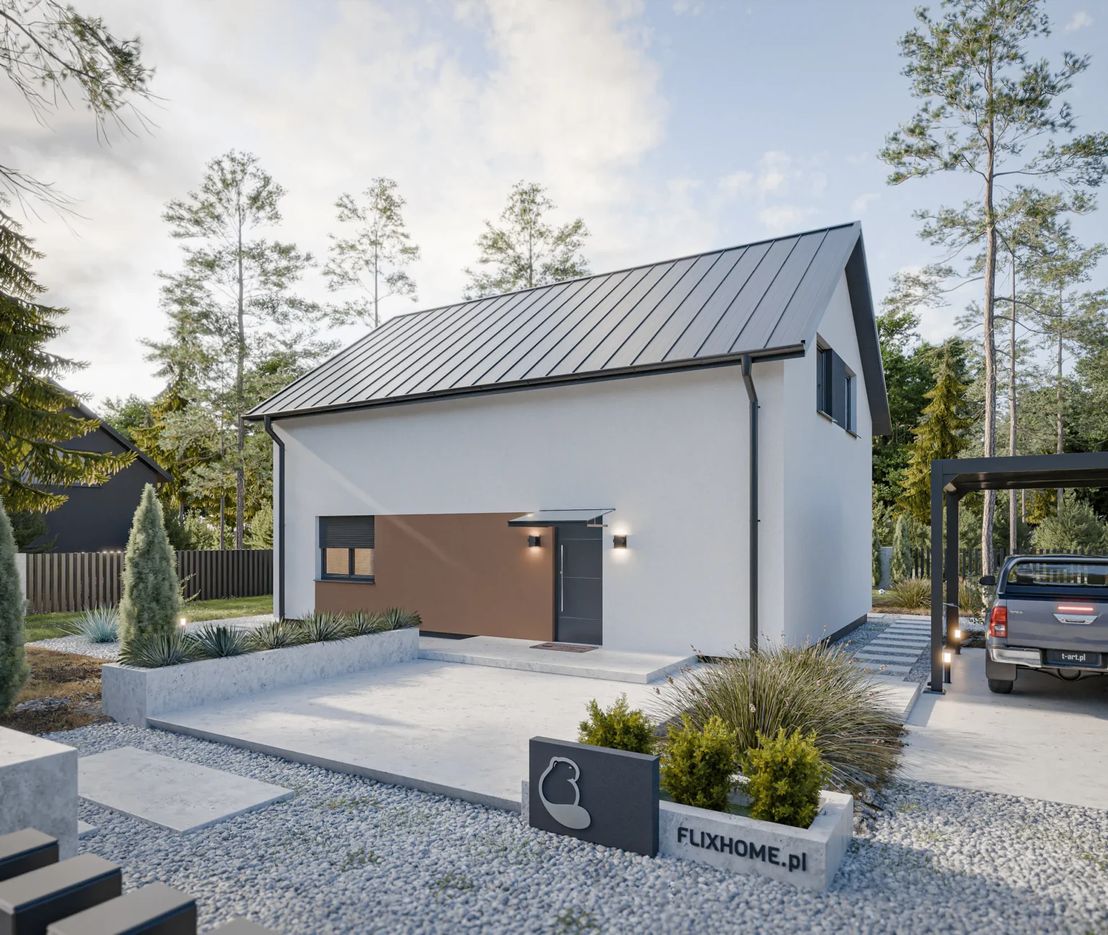 Dom prefabrykowany Stodoła 150C (HFX1026)