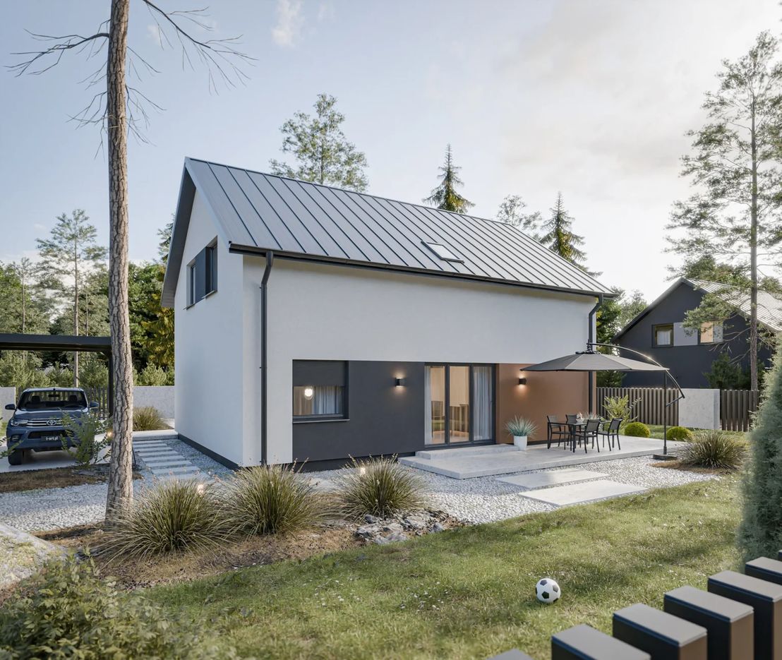 Dom prefabrykowany Stodoła 150C (HFX1026)