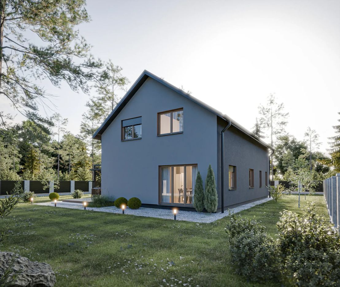 Dom prefabrykowany Stodoła 180A (HFX1027)