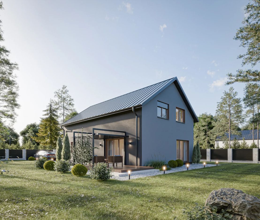 Dom prefabrykowany Stodoła 180A (HFX1027)