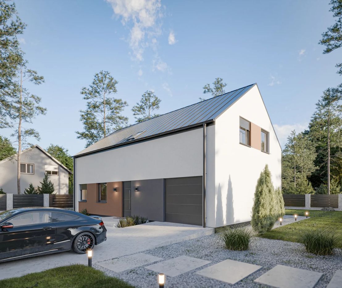 Dom prefabrykowany Stodoła 180B (HFX1028)