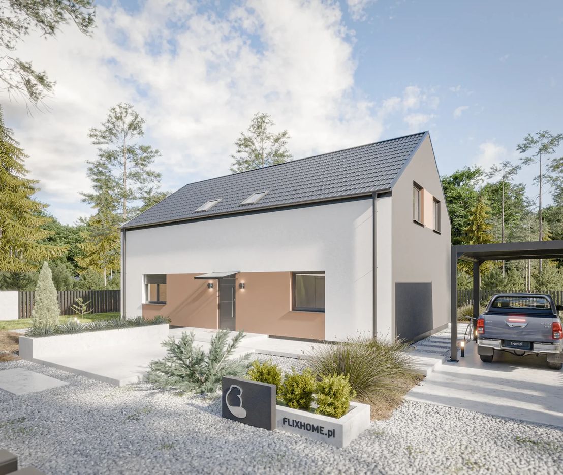 Dom prefabrykowany Stodoła 180C (HFX1029)