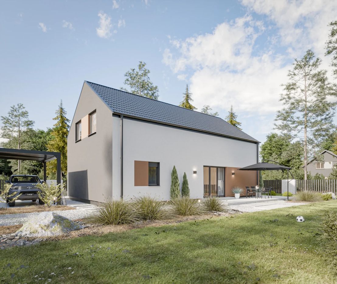 Dom prefabrykowany Stodoła 180C (HFX1029)