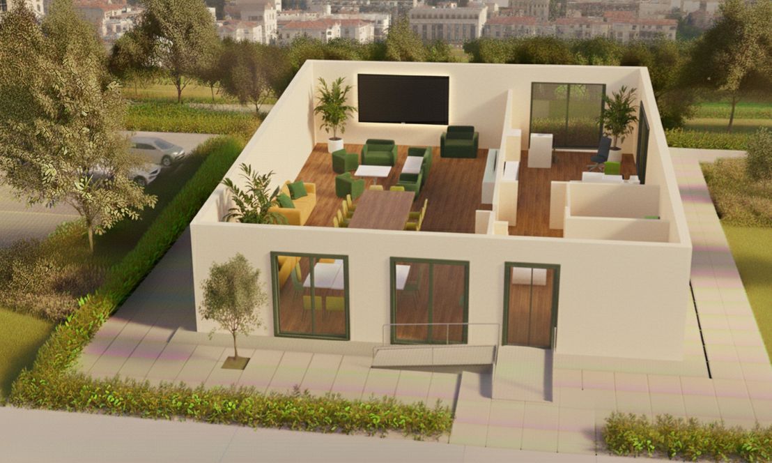 Dom prefabrykowany DH110 biurowy (HDH1011)