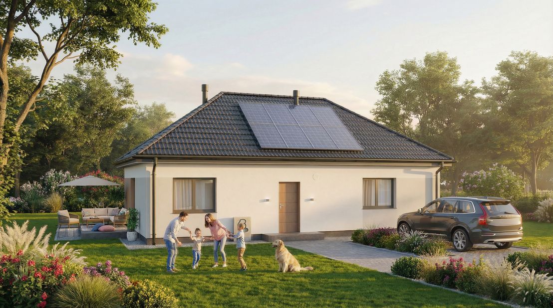 Dom prefabrykowany Parterowy 90A (HFX1035)