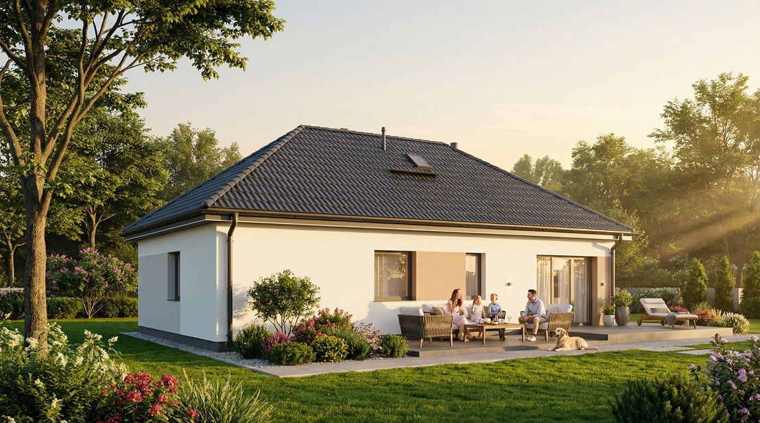 Dom prefabrykowany Parterowy 90A (HFX1035)