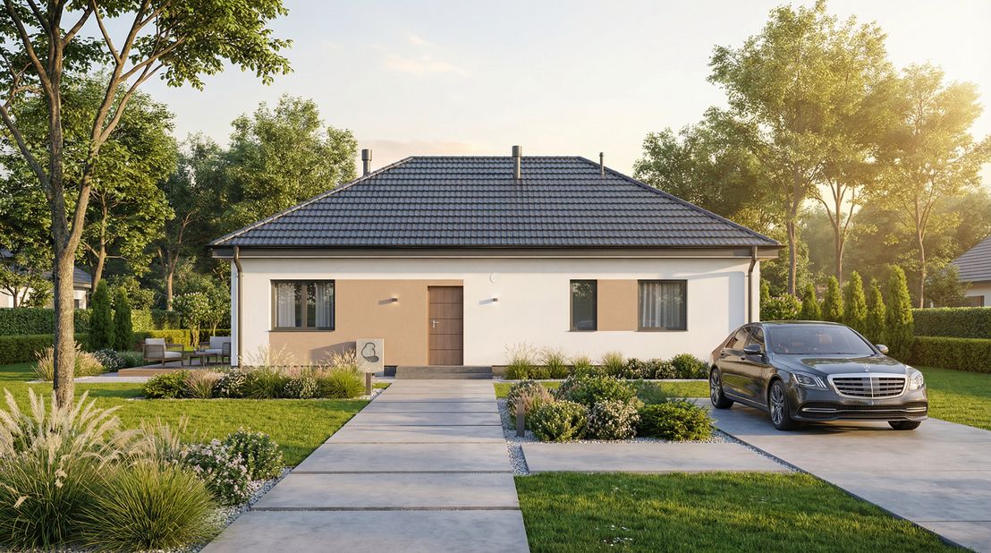 Dom prefabrykowany Parterowy 100A (HFX1036)