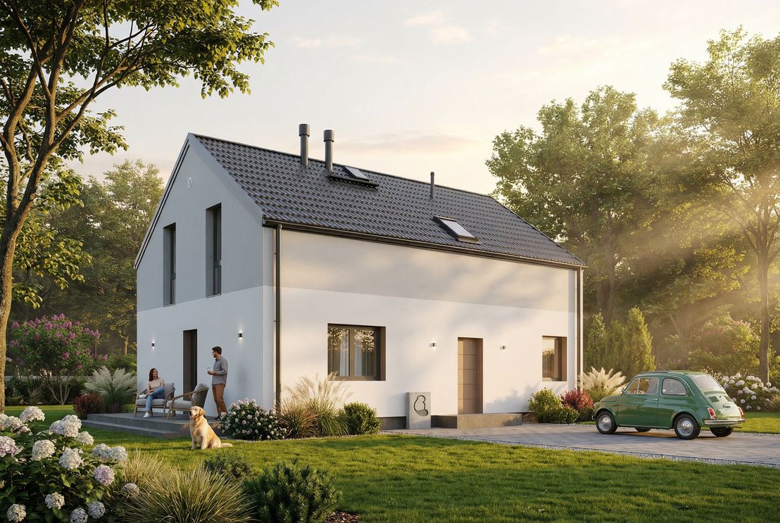 Dom prefabrykowany Stodoła 130A (HFX1037)