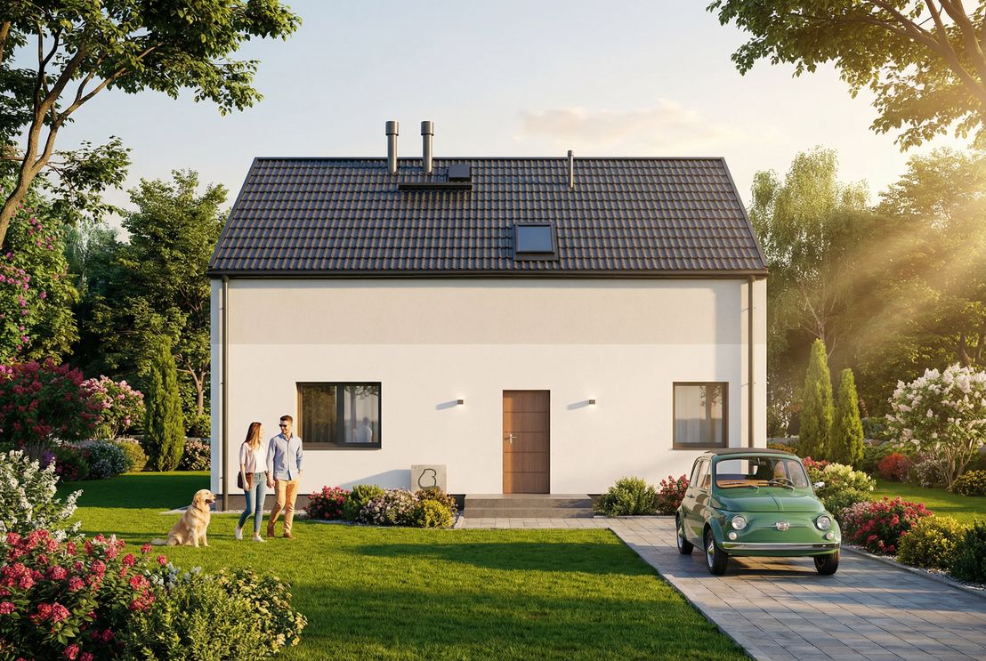 Dom prefabrykowany Stodoła 130A (HFX1037)