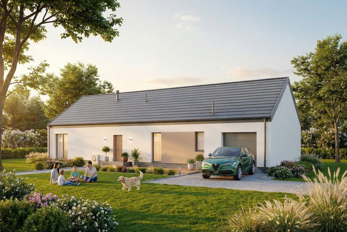 Dom prefabrykowany Parterowy 150B (HFX1039)