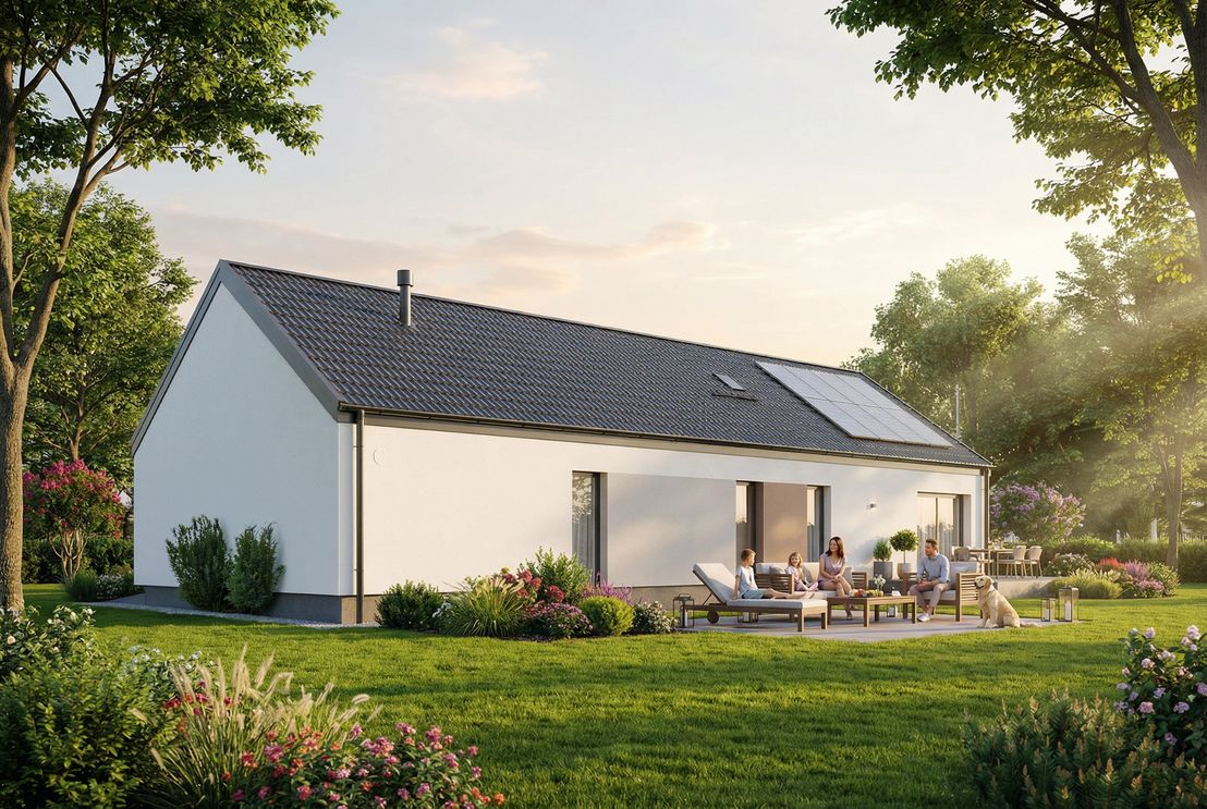 Dom prefabrykowany Parterowy 150B (HFX1039)