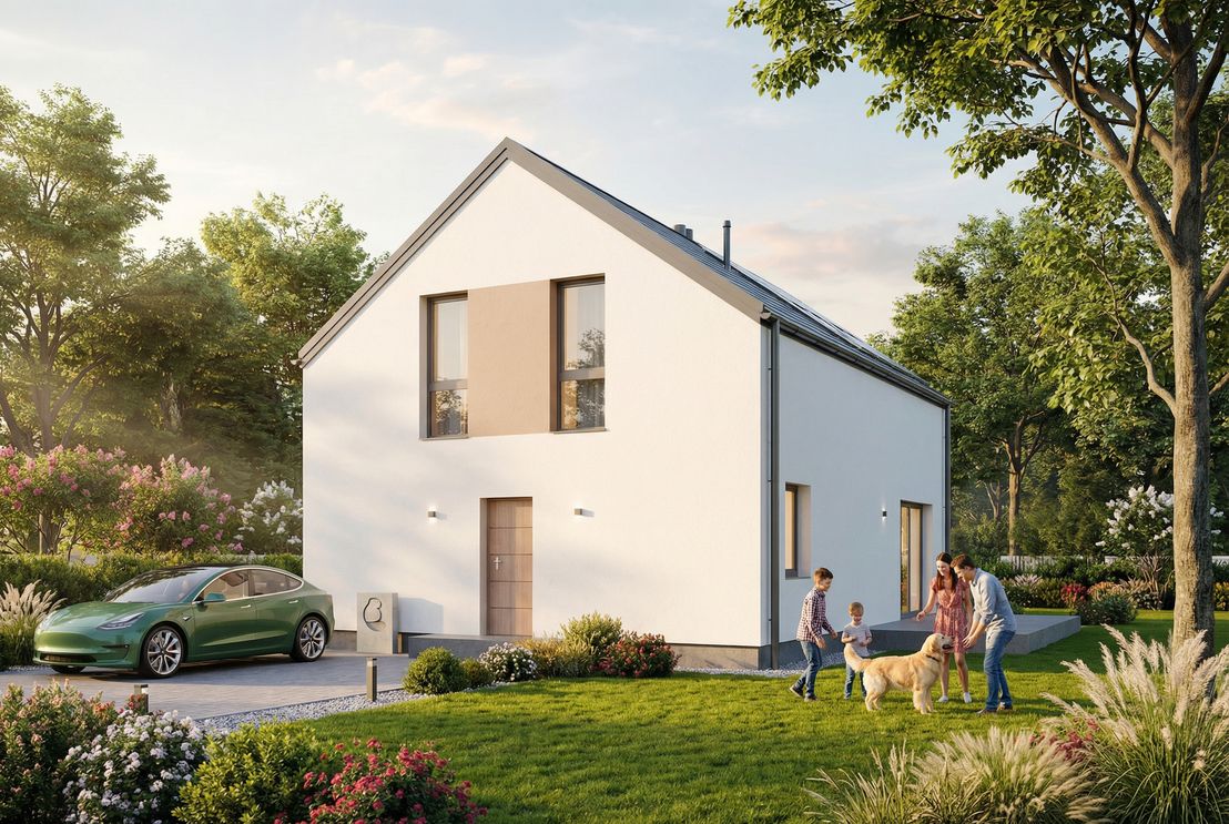 Dom prefabrykowany Stodoła 130B (HFX1040)