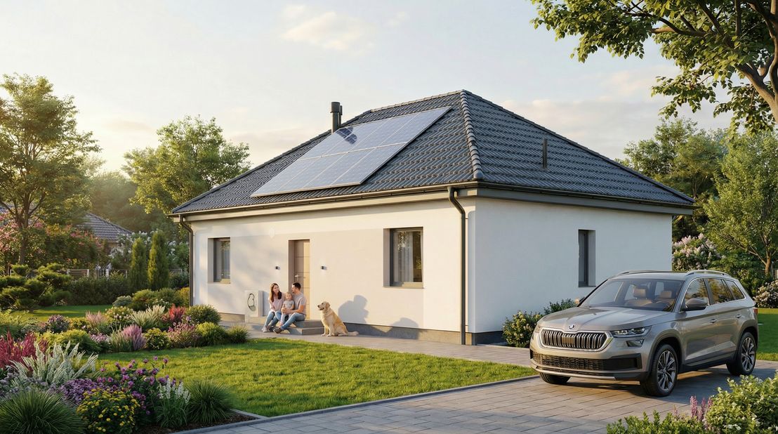 Dom prefabrykowany Parterowy 80A (HFX1041)