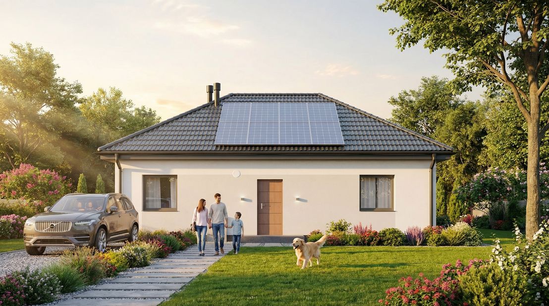 Dom prefabrykowany Parterowy 80A (HFX1041)