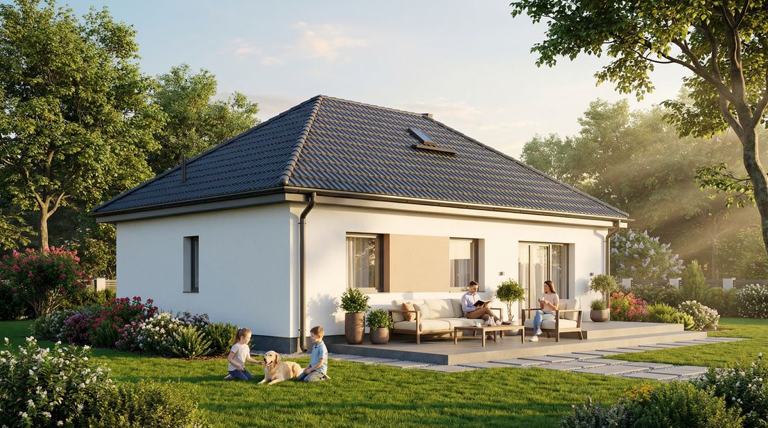 Dom prefabrykowany Parterowy 80A (HFX1041)